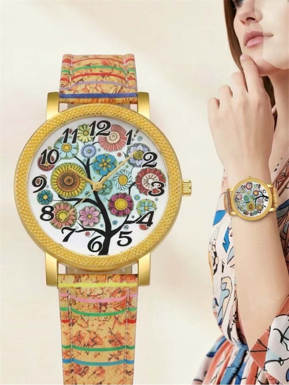 Floral Tree Women's Watch